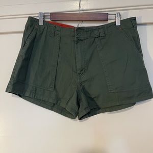 Lava Bay khaki colored shorts.